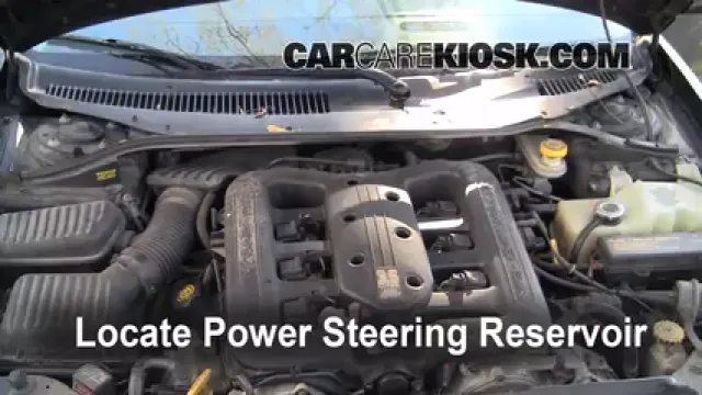 2001 Chrysler LHS 3.5L V6 Liquide de direction assistée Vérifier le niveau de liquide